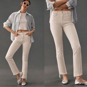 MOTHER The Insider Crop Step Fray Jeans 28 EUC